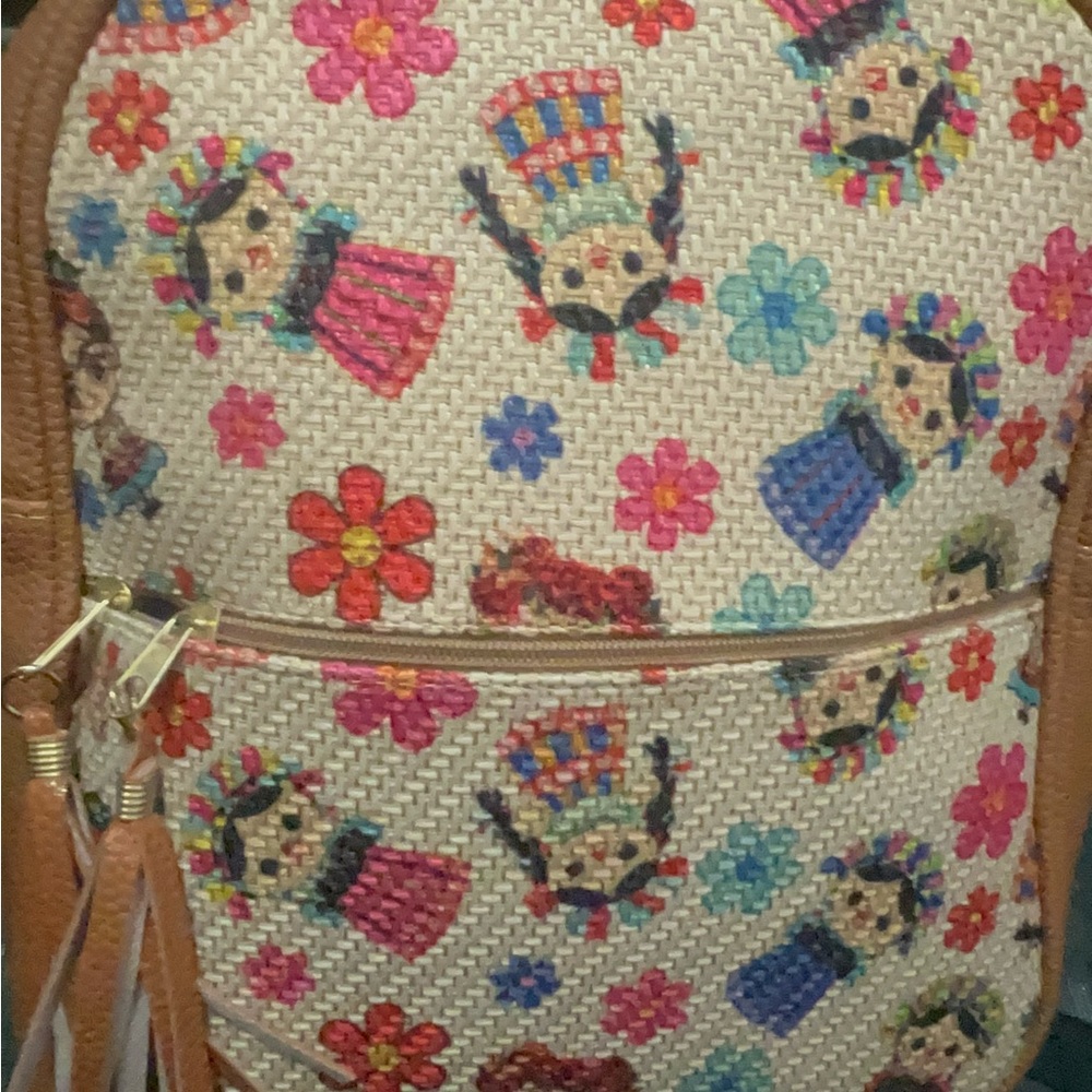 MEXICANA Colorful Patterned Backpack - Picture 3 of 11